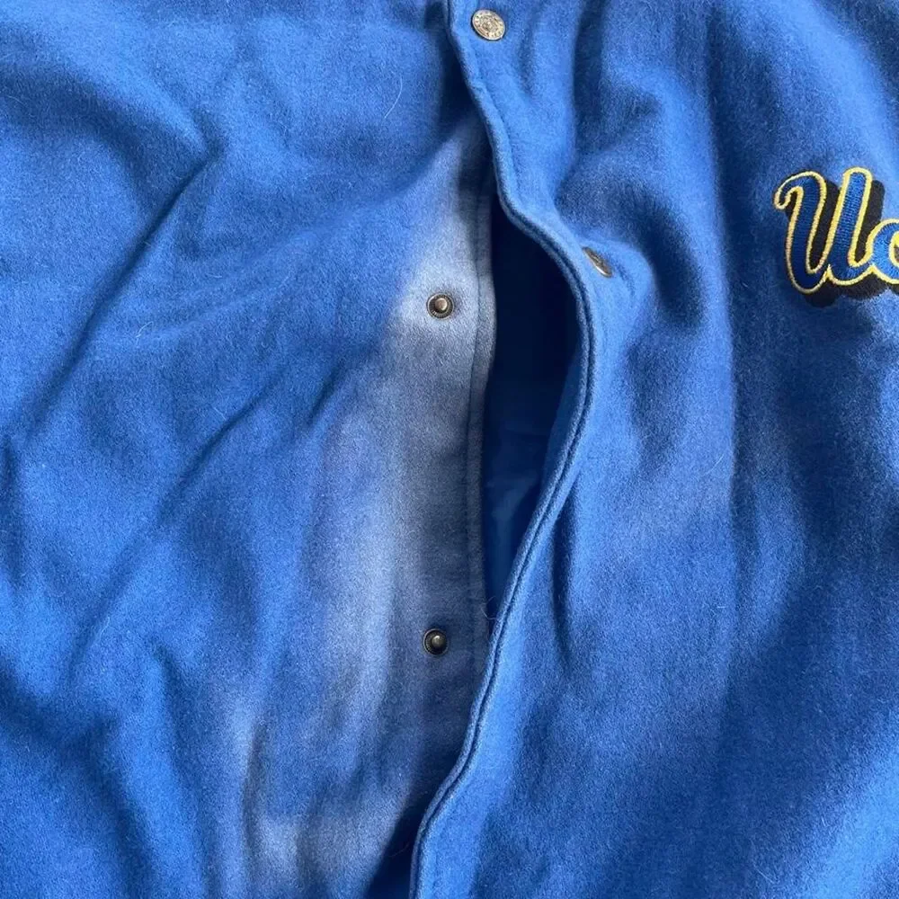 Vintage Steve & Barry's UCLA Bruins College Two Tone Varsity Jacket